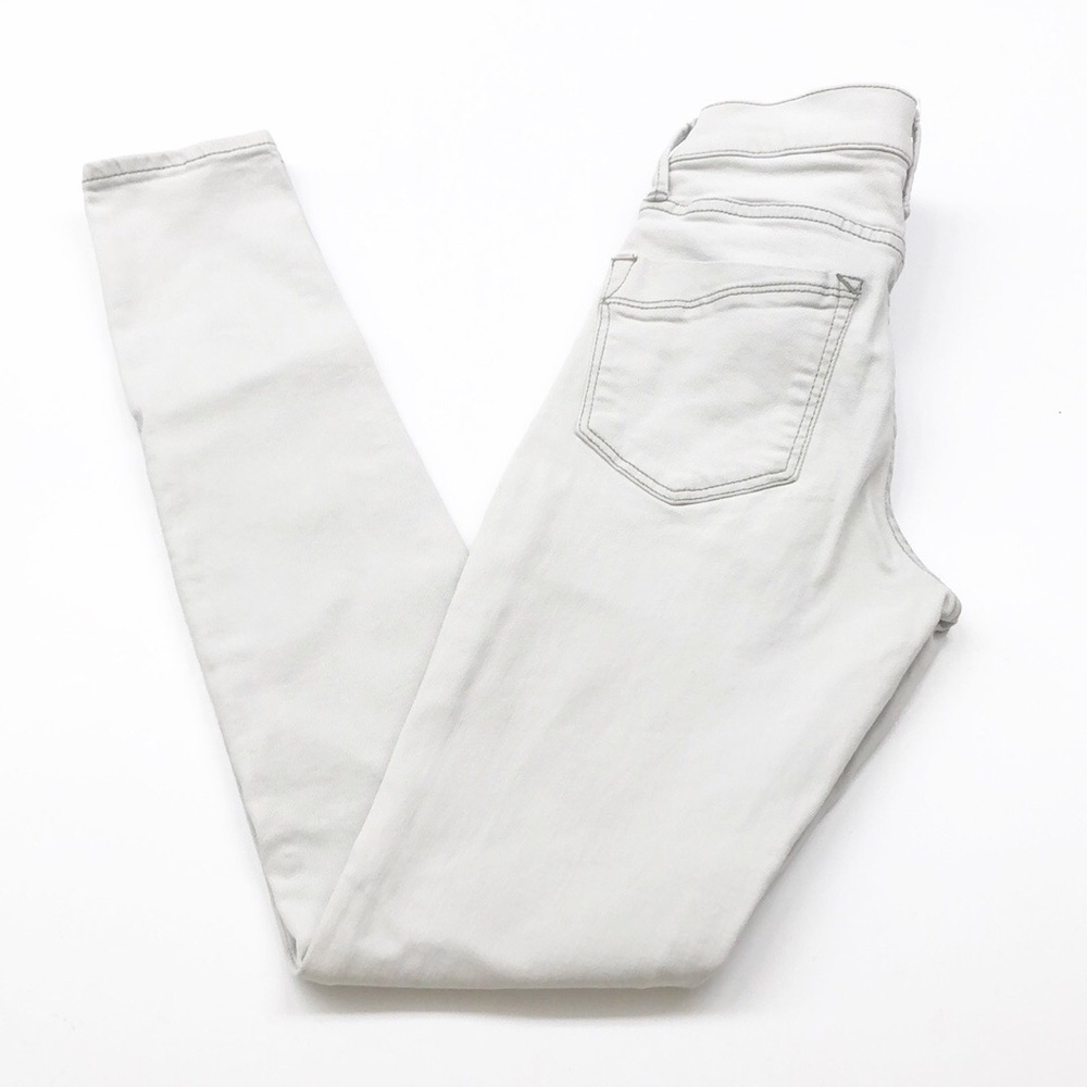 Express gray ultimate stretch mid rise leggings